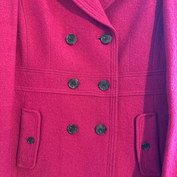 Loft Women’s Hot Pink Coat - Picture 5 of 7